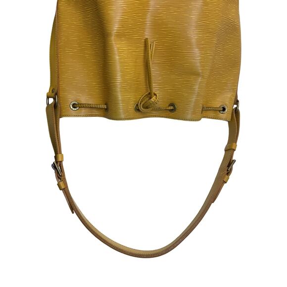 Louis Vuitton Noé Epi Cipango Gold Bucket Bag Shoulder Purse 1994 France - Picture 14 of 16